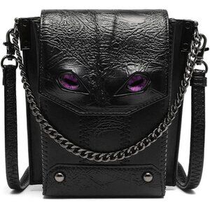 Small Crossbody Bag Shoulder Purse Leather Belt Pouch Travel Phone Holder Punk